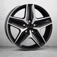 Borbet CWZ black polished matt Wheel 7,5x18 inch 5x120 bolt circle
