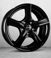 Borbet TL black glossy Wheel 5,5x15 inch 5x100 bolt circle