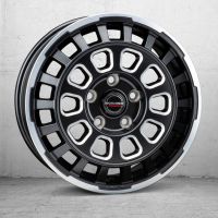 Borbet CW7 black rim window polished matt Wheel 7,5x18 inch 5x120 bolt circle