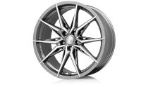 Brock B42 Ferric Grey Polished (FGP) Wheel - 8.5X19 - 5x114,3