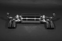 Caristo exhaust without cats with valves fits for Ferrari Mondial