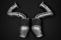 Capristo Downpipes with Sportkats 200cpi and heat proction. More sound and power for your Aston Martin New Vantage. fits for Aston Martin NEW VANTAGE