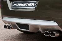 Musketier rear application silver fits for Citroen C4