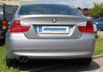 Eisenmann Racing Motorsport Sound Endschalldmpfer Edelstahl Einseitig passend fr BMW E90 Limousine/ sedan/BMW E91 Touring/estate