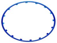 Rim Ringz wheel protectors 15 Zoll blue