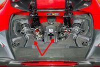 Capristo set Airbox top and cover cap fits for Ferrari F8 Spider