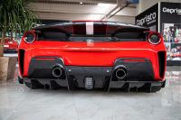 Capristo Rear bumper in carbon fiber incl. Carbon top for Pista Coup and Spyder fits for Ferrari 488 Pista