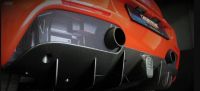 Aero dynamics rear diffuser carbon matt Race 1 classic fits for Ferrari 488 GTS