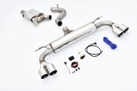 FMS Streetbeast  76mm Duplex Exhaust system stainless steel with flap-control fits for Audi Q2 GA