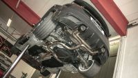FMS Streetbeast  76mm Duplex-Anlage Edelstahl mit Soundgenerator passt fr Audi TT 8S
