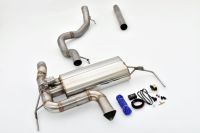 FMS Streetbeast  76mm Exhaust system middle stainless steel with flap-control fits for Opel Corsa D