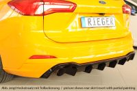 Rieger rear diffuser insert lr SG CT fits for Ford Focus DEH