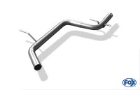 Fox sport exhaust part fits for Audi A3 type 8P 3-Doors/ Sportback/ Cabrio mid silencer replacement pipe