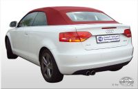 Fox sport exhaust part fits for Audi A3 type 8P final silencer 70mm on one side - 2x76 type 17