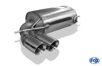 Fox sport exhaust part fits for Audi A3 type 8P quattro final silencer 70mm - 2x90 type 17