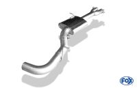 Fox sport exhaust part fits for Audi RS3 type 8P quattro Sportback front silencer 70mm