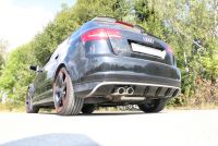 Fox sport exhaust part fits for Audi RS3 type 8P quattro Sportback final silencer 70mm - 2x90 type 16