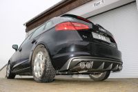Fox sport exhaust part fits for Audi A3 - 8V Sportback final silencer exit right/left - 2x90 type 16 right/left