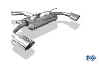 Fox sport exhaust part fits for Audi A3 - 8V Sportback final silencer exit right/left - 140x90 type 44 right/left
