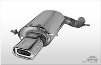 Fox sport exhaust part fits for Audi A4/ S4 type B5 quattro final silencer 70mm - 135x80 type 53