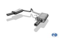 Fox sport exhaust part fits for Audi A4 Typ B7 Diesel Final silencer right/left - 1x76 type 13 right/left