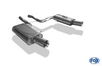 Fox sport exhaust part fits for Audi A4 quattro B7 - 3,2l final silencer right/left - 1x100 type 24 right/left