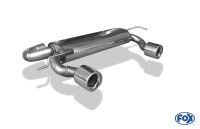 Fox sport exhaust part fits for Audi TT type 8N quattro final silencer exit right/left - 1x100 type 13 right/left