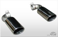 Fox sport exhaust part fits for Audi Q7 pair of tail pipes for screwing - 129x106 type 32 right/left