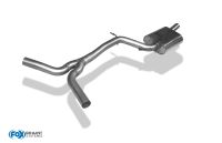 Fox sport exhaust part fits for Audi A4 - 2,0l TFSI Front silencer