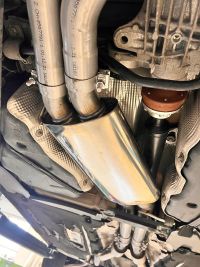 Fox sport exhaust part fits for Audi S4 - B9 Mid silencer