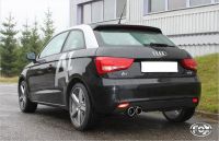 FOX Sportauspuff passend fr Audi A1 Endschalldmpfer - 2x90 Typ 16