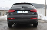 FOX Sportauspuff passend fr Audi Q3 quattro Diesel Endschalldmpfer - 2x80 Typ 16