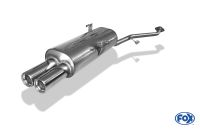 Fox sport exhaust part fits for BMW E30 316i/ 318i from 9/87` half system from catalytic converter with 2-hole flange - 2x76 type 13