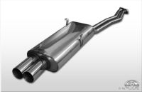 Fox sport exhaust part fits for BMW E30 320i/ 325i final silencer - 2x76 type 10