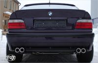 FOX Sportauspuff passend fr BMW E36 M3 Halbanlage rechts/links ab Kat - 2x76 Typ 13 rechts/links