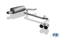 Fox sport exhaust part fits for BMW E46 330d/ 330xd final silencer exit right/left double flow - 2x70 type 10 right/left