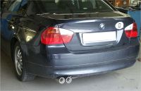 FOX Sportauspuff passend fr BMW E90 318i/ 320i Endschalldmpfer - 2x76 Typ 13