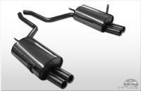 Fox sport exhaust part fits for BMW E38 730i/ 735i/ 740i final silencer right/left - 2x76 type 13 right/left
