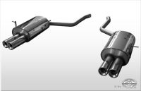 Fox sport exhaust part fits for BMW E38 730i/ 735i/ 740i final silencer right/left - 2x90 type 13 right/left