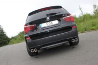 Fox sport exhaust part fits for BMW X3 F25 final silencer cross exit right/left - 2x90 type 17 right/left