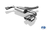 Fox sport exhaust part fits for BMW X3 F25 - 35i/ 35d final silencer - 2x90 type 17 right/left