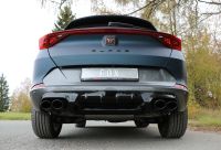 Fox sport exhaust part fits for CUPRA Formentor 4x4 half system from catalytic converter - 2x106x71 type 32 right/left black emalliert