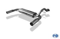 Fox sport exhaust part fits for Honda Civic III/ CRX II final silencer cross exit right/left - 1x76 type 10 right/left
