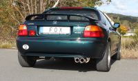 FOX Sportauspuff passend fr Honda CRX III Endschalldmpfer - 2x76 Typ 13