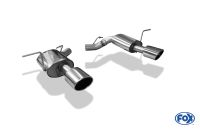 Fox sport exhaust part fits for Jeep Grand Cherokee WK II - 6,4l SRT8 till 2014 final silencer right/left - 129x106 type 44 right/left