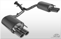 Fox sport exhaust part fits for Lexus IS C 250 final silencer double flow right/left - 2x76 type 17 right/left