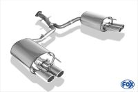 Fox sport exhaust part fits for Lexus IS 250 final silencer right/left - 2x88x74 type 33 right/left