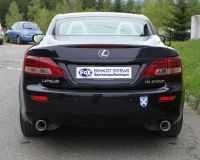 Fox sport exhaust part fits for Lexus IS C 250 final silencer single flow right/left - 1x100 type 17 right/left