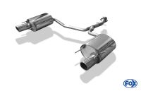 Fox sport exhaust part fits for Lexus IS 220 diesel final silencer right/left - 1x100 type 17 right/left - fitted for the original bumper
