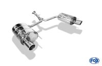 Fox sport exhaust part fits for Lexus IS 250 final silencer right/left - 1x100 type 16 right/left